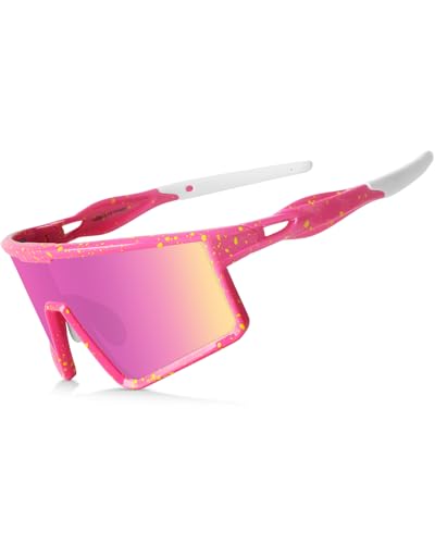 Xiyalai Cycling Sunglasses for Men Women, UV Protection Sports Running Sun Glasses, Baseball Biking Softball Hiking.