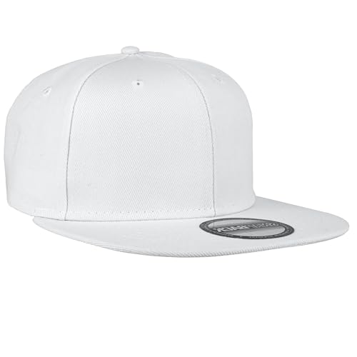 Gelante Snapback Hats for Men - Flat Bill Brim Baseball Cap Hat - Plain Blank Adjustable