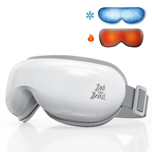 BOB AND BRAD Eye Massager with Heat and Cooling, EyeOasis 3 Eye Mask for Migraine FSA Eligible/HSA Eligible, Heated Face Massager for Dry Eye Headache Relief, Temple Massagers for Stress Relief