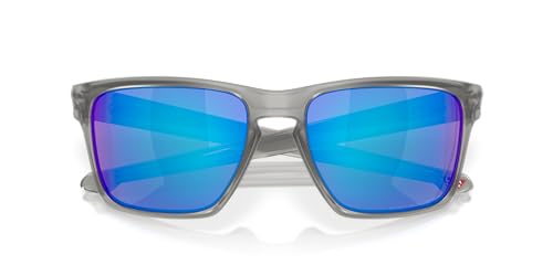 Oakley Man Sunglasses Matte Black Frame, Grey Lenses, 57MM