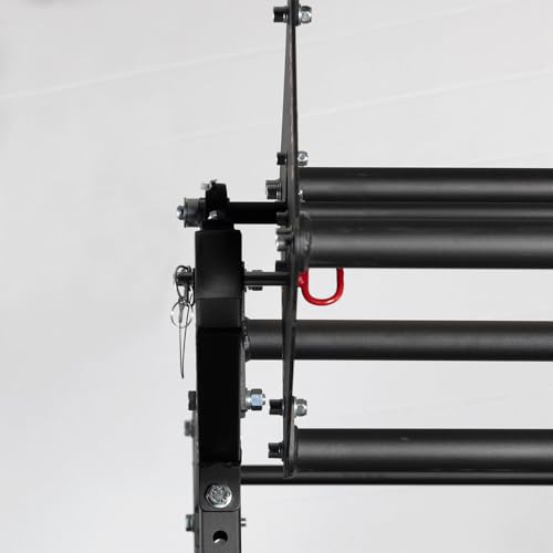 Titan Fitness T-3 and X-3 Series Revolving Pull-Up System, (4) 2" Fat Pull-Up Bars, Lockable Bars, Power Rack Mounted for ...