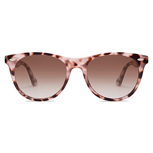 SOJOS Classic Polarized Sunglasses for Women Men Small UV400 Lenses SJ2076