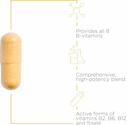 Integrative Therapeutics Active B-Complex - Cellular Energy, Immune Function & Heart Health Support with Vitamins B2, B6 &...