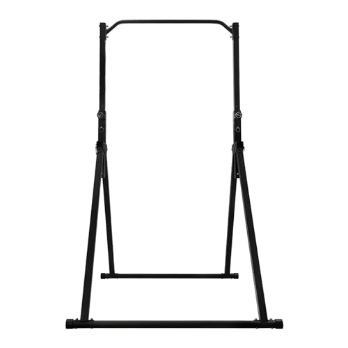 Foldable Pull Up Bar, Power Tower Workout Dip Station Height Adjustable Pull Up Bar for Home, Multifunction Fitness Tower ...