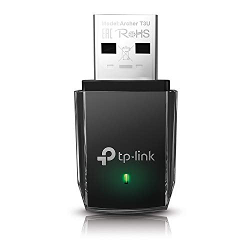 TP-Link AC1300 USB WiFi Adapter(Archer T3U)- 2.4G/5G Dual Band Wireless Network Adapter for PC Desktop, MU-MIMO WiFi Dongl...