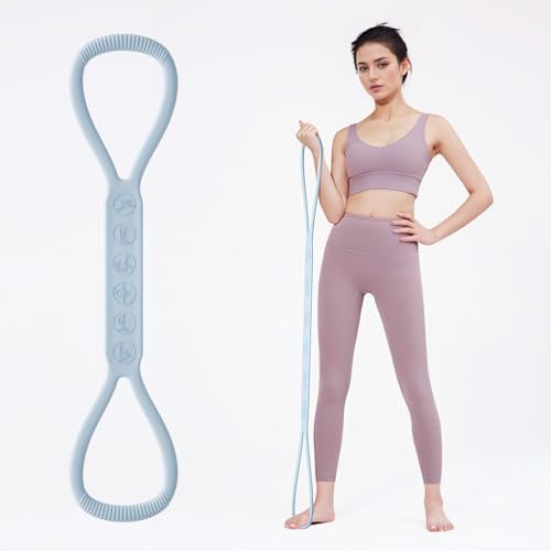 2025 Upgraded Figure 8 Resistance Band for Physical Therapy, Shoulder Back Arm Exercise Bands, 3 Resistance Levels for 15 ...