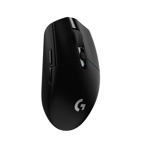 Logitech G305 Lightspeed Wireless Gaming Mouse, Hero 12K Sensor, 12,000 DPI, Lightweight, 6 Programmable Buttons, 250h Bat...