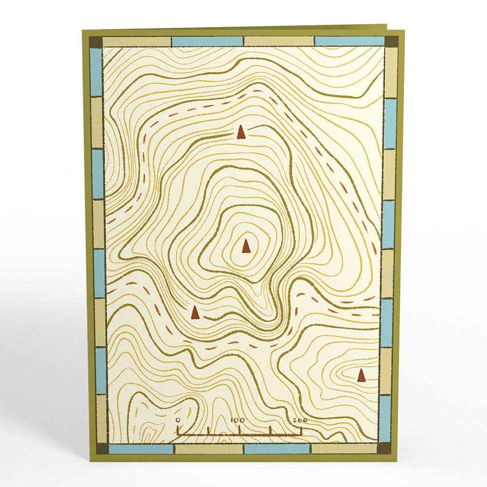 5x7" Guiding Compass Pop-Up Card