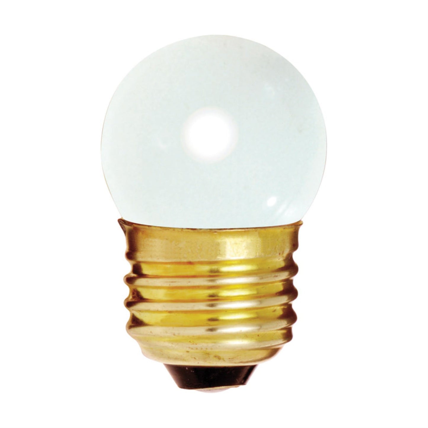 Satco S3795 7.5W S11 Incandescent Lamp, Medium Base, Gloss White, 1 Count