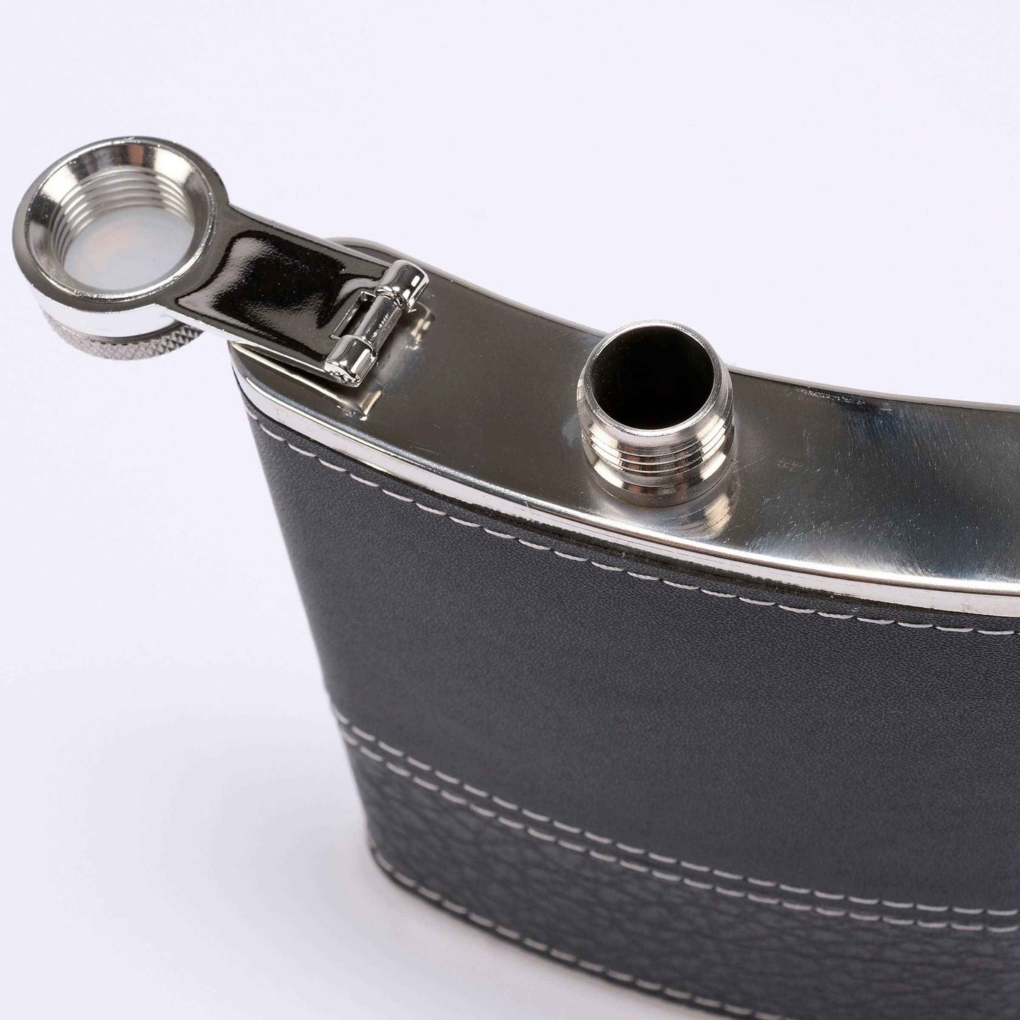 Black Grained Flask Set