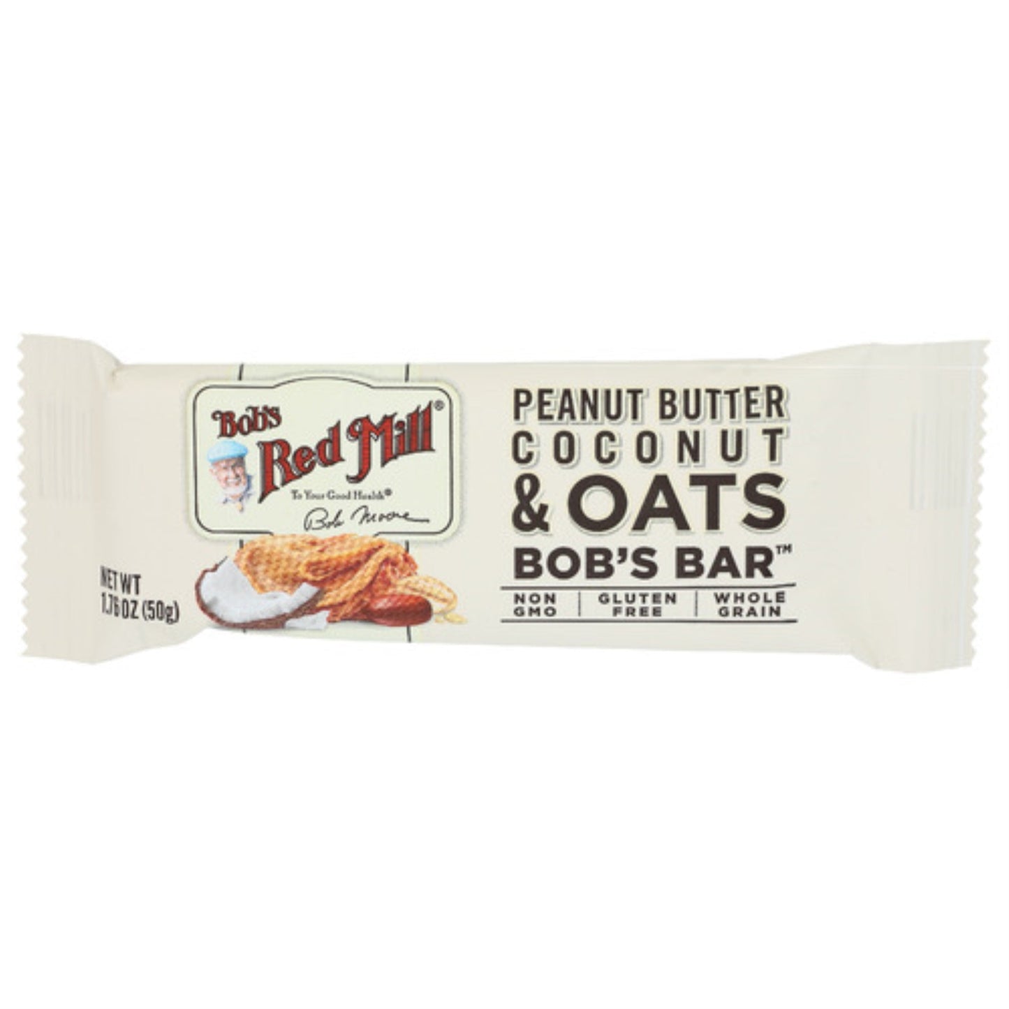 Bobs Red Mill Bar Oat Pnt Btr Coconut (Pack Of 12)