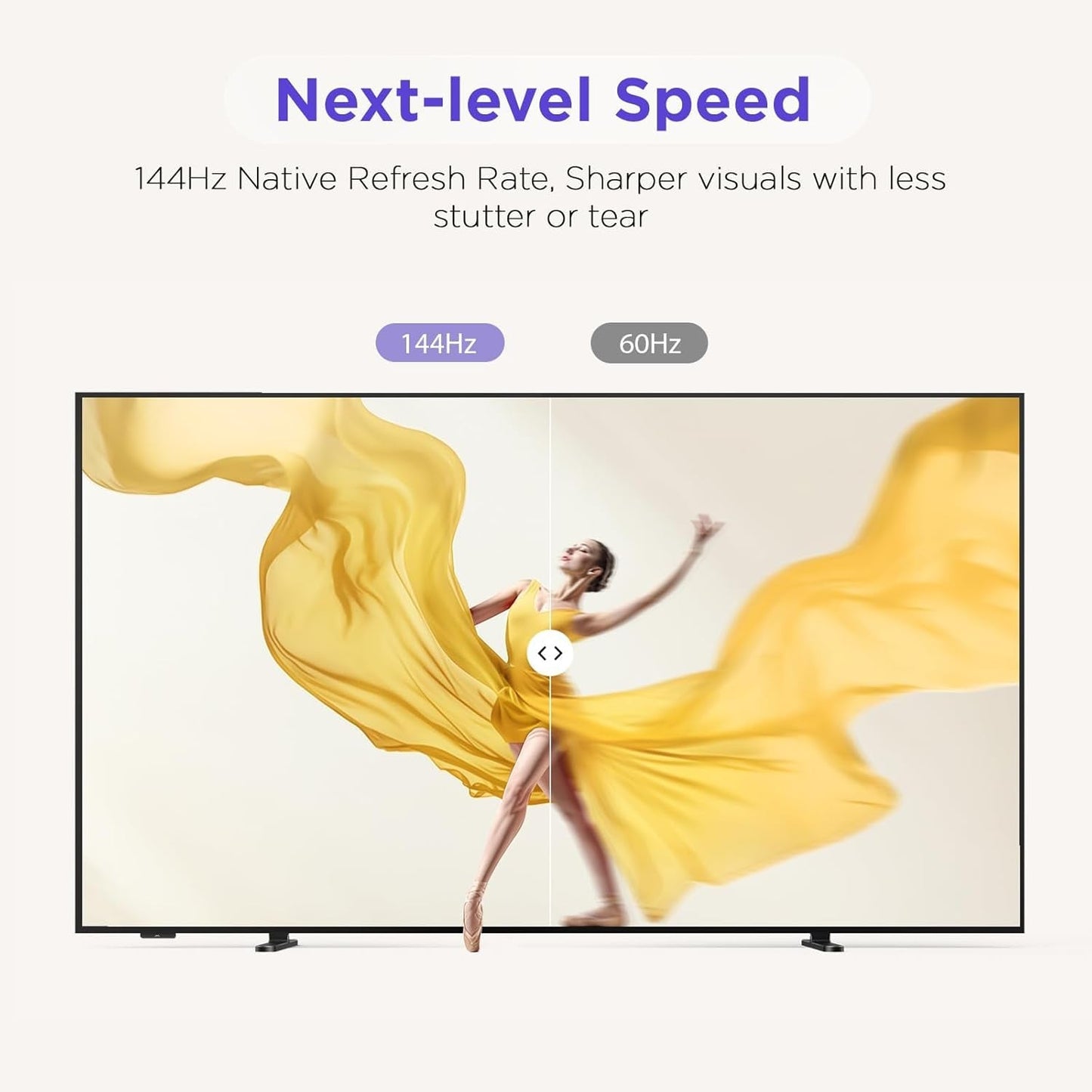 65-Inch Class QLED 4K Smart TV, Ultra-Slim Picture Frame TV, 144Hz, HDR, Art Mode W/Ai Art, Wide Color Gamut, Dolby Vision IQ, Dolby Atmos, Google Assistant Voice Remote(65F75, 2025 Model)