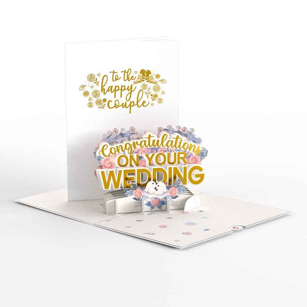 Wedding Congratulations 5''x7'' Card, Pop-Up Cards