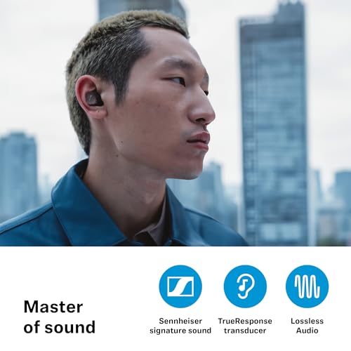 Sennheiser Momentum True Wireless 4 Smart Earbuds with Bluetooth 5.4, Crystal-Clear Sound, Comfortable Design, 30-Hour Bat...