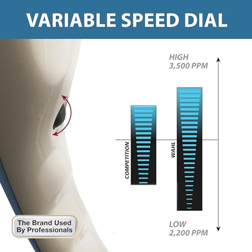Wahl Deep Tissue Corded Long Handle Percussion Massager, Handheld Therapy with Variable Intensity to Relieve Pain in The B...