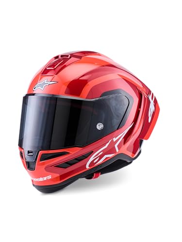Alpinestars Supertech R10 Arius Motorcycle Helmet, Advanced Carbon Shell, ECE06/DOT