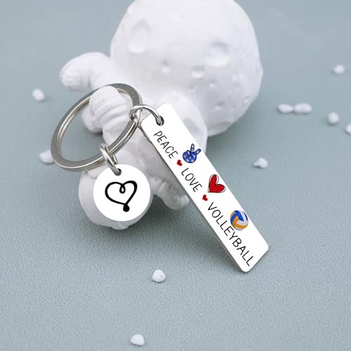 Crizaor Basketball Gymnastics Cheerleader Volleyball Soccer Softball Baseball Team Keychain Player Coach Gifts Cheer