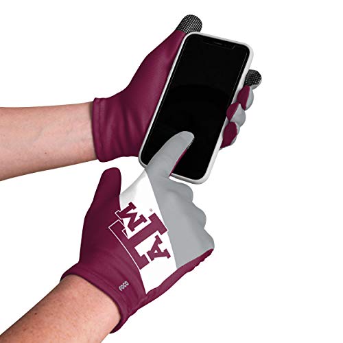 Texas A&M Aggies NCAA Reusable Stretch Gloves - Adult - 2 Pack