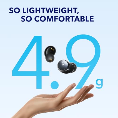 Soundcore by Anker Space A40 Adaptive Active Noise Cancelling Wireless Earbuds, Reduce Noise by Up to 98%, Ultra Long 50H ...