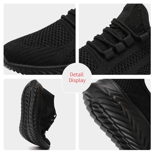 XKOWUO Women Walking Shoes Lightweight Breathable Comfortable Sneakers Non Slip Athletic Shoes Cushioned Running Slip Resi...
