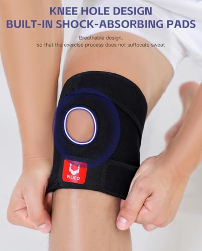 Knee Brace for Women Men Knee Braces for Knee Pain ACL MCL Arthritis Joint Pain Relief, Adjustable Compression Sleeve Pate...