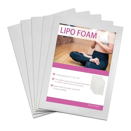 Birllaid Lipo Foam Pads for Post Surgery, Bbl Foam Boards after Lipo,Help Out When Using Ab Board Compression Garments Tum...