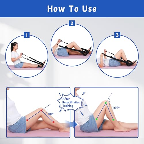 JFMkaer Knee Replacement Recovery Aids After Surgery - Multifunctional Knee Rehabilitation Equipment, Improve Mobility and...