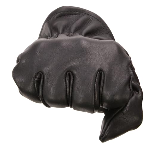 Milwaukee Leather Men's Unlined 100% USA Northern Deerskin Gloves w/Cinch Wrist MG7595