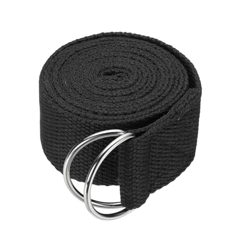 YELARXI Yoga Strap for Stretching, Athletic Stretch Band with Adjustable Metal D Ring Buckle Yoga Bands