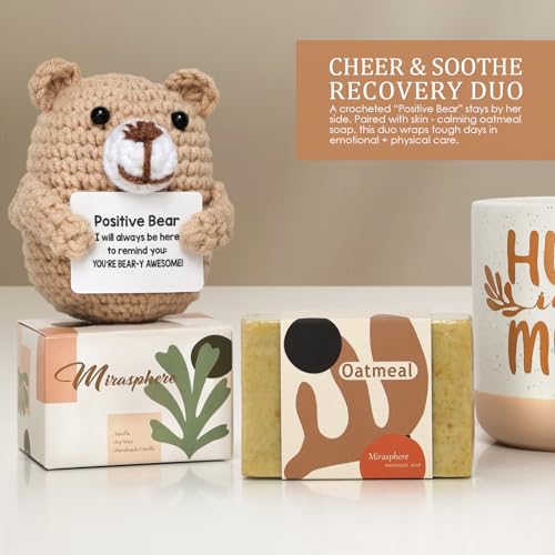 Get Well Soon Gift Baskets for Women - Self Care Package for Women After Surgery - Cancer Chemo Recovery Comfort Gifts Set...