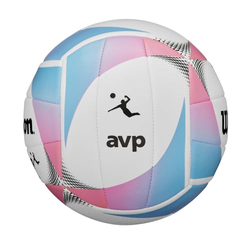 Wilson AVP OPTX Replica Kaleidoscope - Official Size, White/Blue/Pink