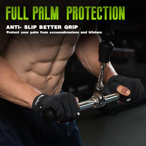 SeekTop Workout Gloves for Men and Women, Weight Lifting Gloves with Full Protection, Excellent Grip, Gym, Breathable Exer...