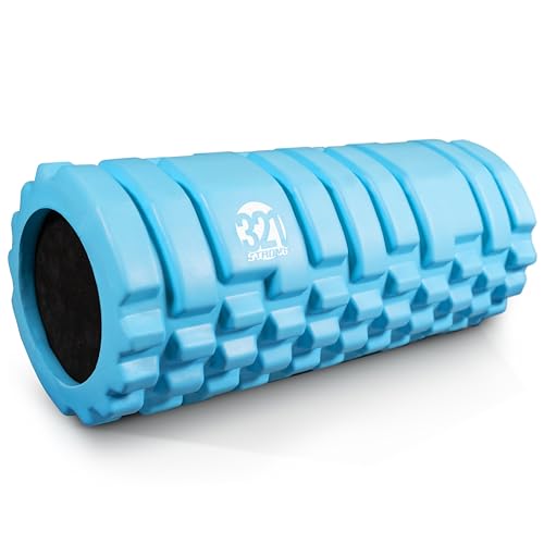 321 Strong Foam Roller - Medium Density Deep Tissue Massager for Muscle Massage and Myofascial Trigger Point Release, with...