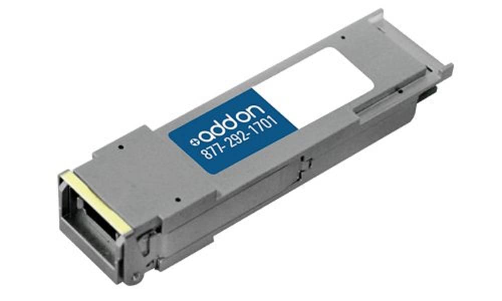 Addon Juniper Networks Qfx-Qsfp-40G-Sr4 Compatible Taa Compliant 40Gbase-Sr4 Qsfp+ Transceiver (Mmf, 850Nm, 150M, Mpo, Dom)