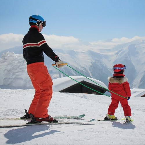 Slope Ropes Kids Ski Trainer to Teach Kids to Downhill Ski Safely with Proper Posture, Simple Harness Free Design, Fun for...