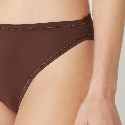 Amazon Essentials Womens Peached Microfiber High Waisted High Leg Panty