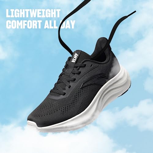 ANTA Women’s Running Shoes, Lightweight Cushioned Breathable Sneakers, Comfortable Trainers with Slip Resistant Outsole fo...