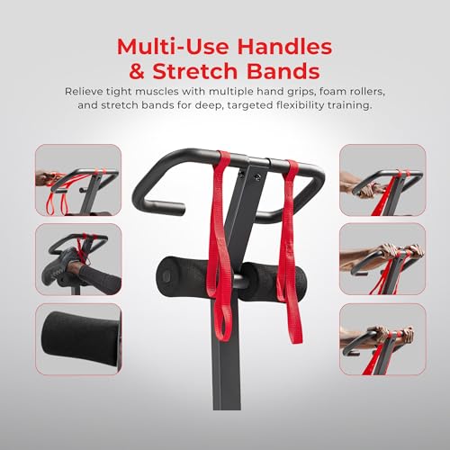 Sunny Health & Fitness Full Body Traction & Stretch Machine for Lumbar Stretching, Flexibility Training, Mobility Support,...