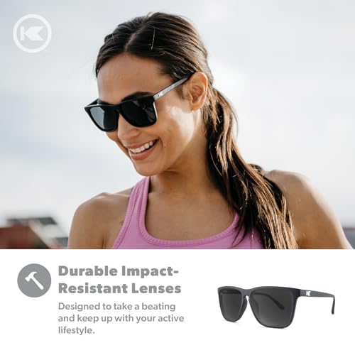 Knockaround Fast Lanes Sport Polarized Lightweight Sunglasses for Men & Women - UV400 Protection - Running
