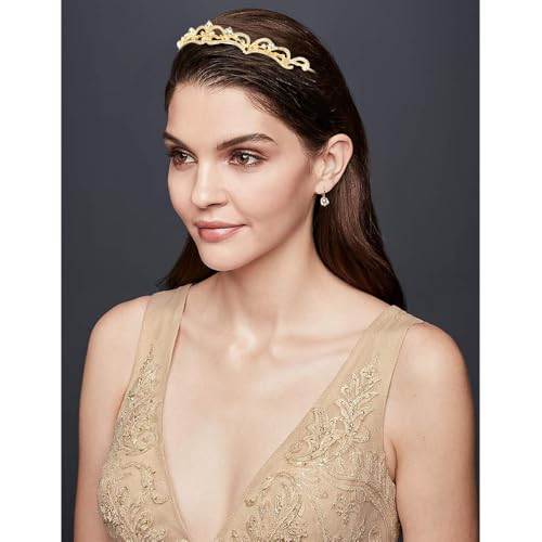 Vovii Gold Tiaras and Crowns for Women, Rhinestone Princess Crowns for Women Girls, Small Gold Tiara Crown Headband for Wo...