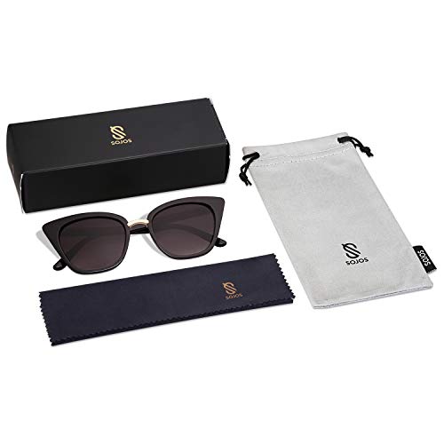 SOJOS Cat Eye Designer Sunglasses Fashion UV400 Protection Glasses SJ2052