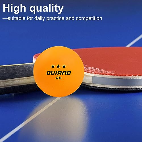 Guirnd 20 Pack Ping Pong Balls, 3 Star Table Tennis Balls, 40+ Pong Ball Competition and Recreational Play, Abs Ping Pong ...