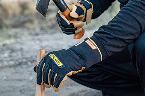Ironclad Ranchworx Cold Condition Winter Work Gloves RWCC, Cold Weather Protection Rated to 5°F/-15°C, Full Water-Repellen...