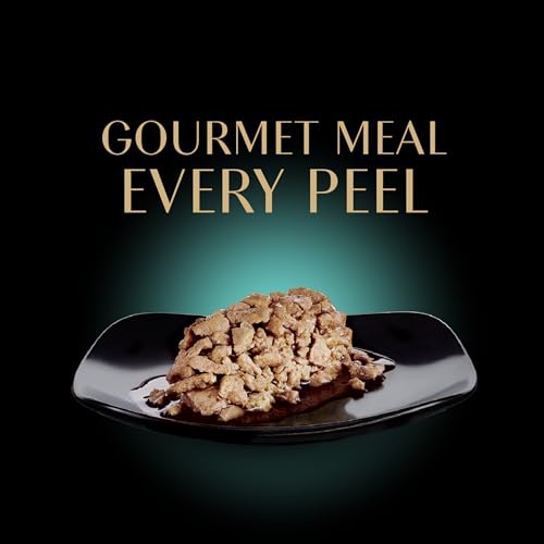 Sheba Perfect Portions Wet Cat Food Cuts in Gravy, Cat Food Wet Recipe, Roasted Chicken Entree and Turkey Entree, Variety ...