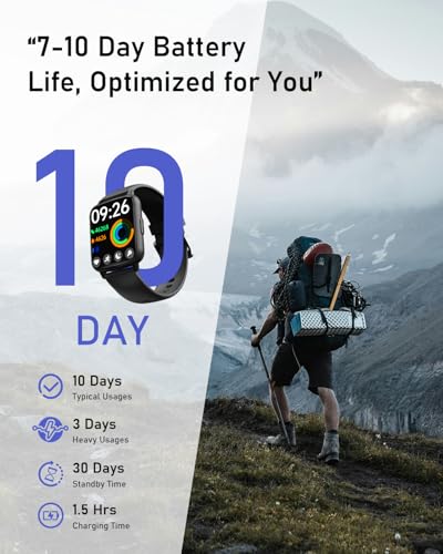 DIVElink Smart Watches for Men Women Fitness - Fitness Tracker with Monitor iP68 Waterproof 100+ Sport Mode Activity Track...