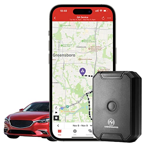 Logistimatics Mobile-200 4G GPS Tracker for Vehicles, People, and Assets - Real-Time Car Tracker Device for Vehicles - Min...