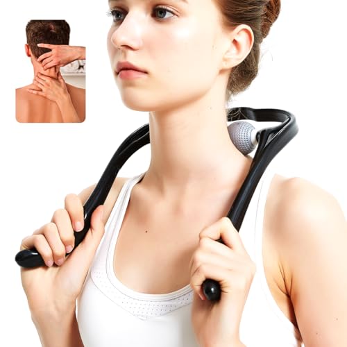 Dipua Neck Massager for Pain Relief Deep Tissue Self Trigger Point Shiatsu Shoulder & Back Massager for Neck, Shoulders, L...