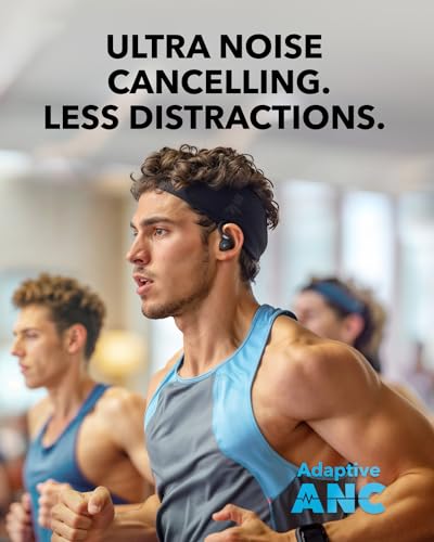 Soundcore Sport X20 by Anker, True-Wireless Workout Earbuds, Rotatable and Extendable Ear Hooks, Noise Cancelling, Deep Ba...