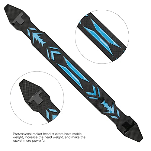 F&Yard Beach Tennis Racket Head Tape – TPU Protective Band 1mm Thick Paddle Head Guard Durable Sports Accessory for Players