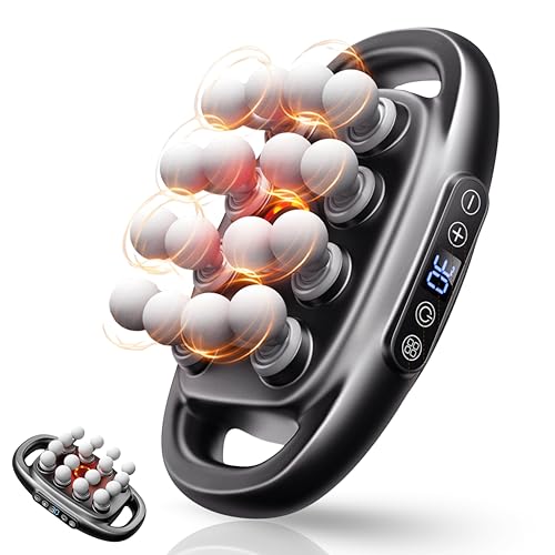 AROMAWAJD 16 Head Massage Gun Deep Tissue - 2026 Upgraded 16-Drive Back Muscle Massager with 3 Modes & 30 Intensities, Por...